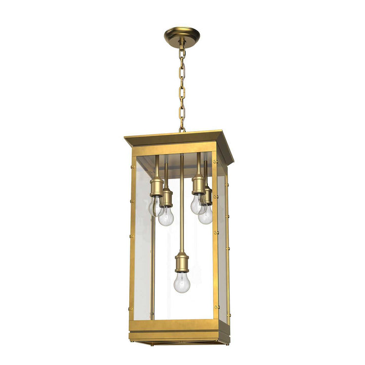 Alora Canada - PD351018VB - Five Light Pendant - Douglas - Vintage Brass