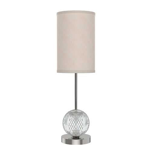 Alora Canada - TL321201PNWL - LED Lamp - Marni - Polished Nickel/White Linen