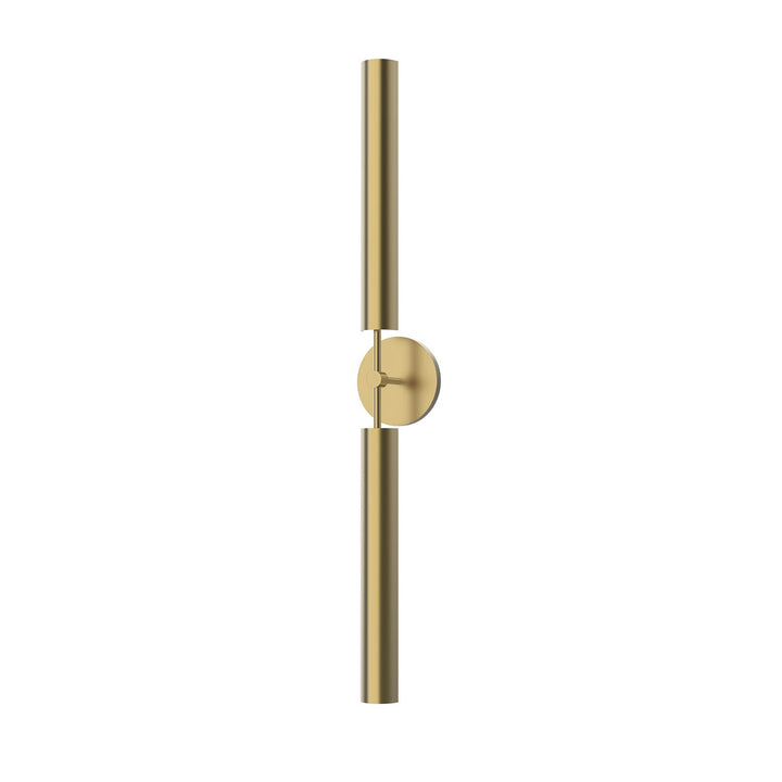 Alora Canada - WV316402VBMS - LED Bathroom Fixture - Astrid - Metal Shade/Vintage Brass