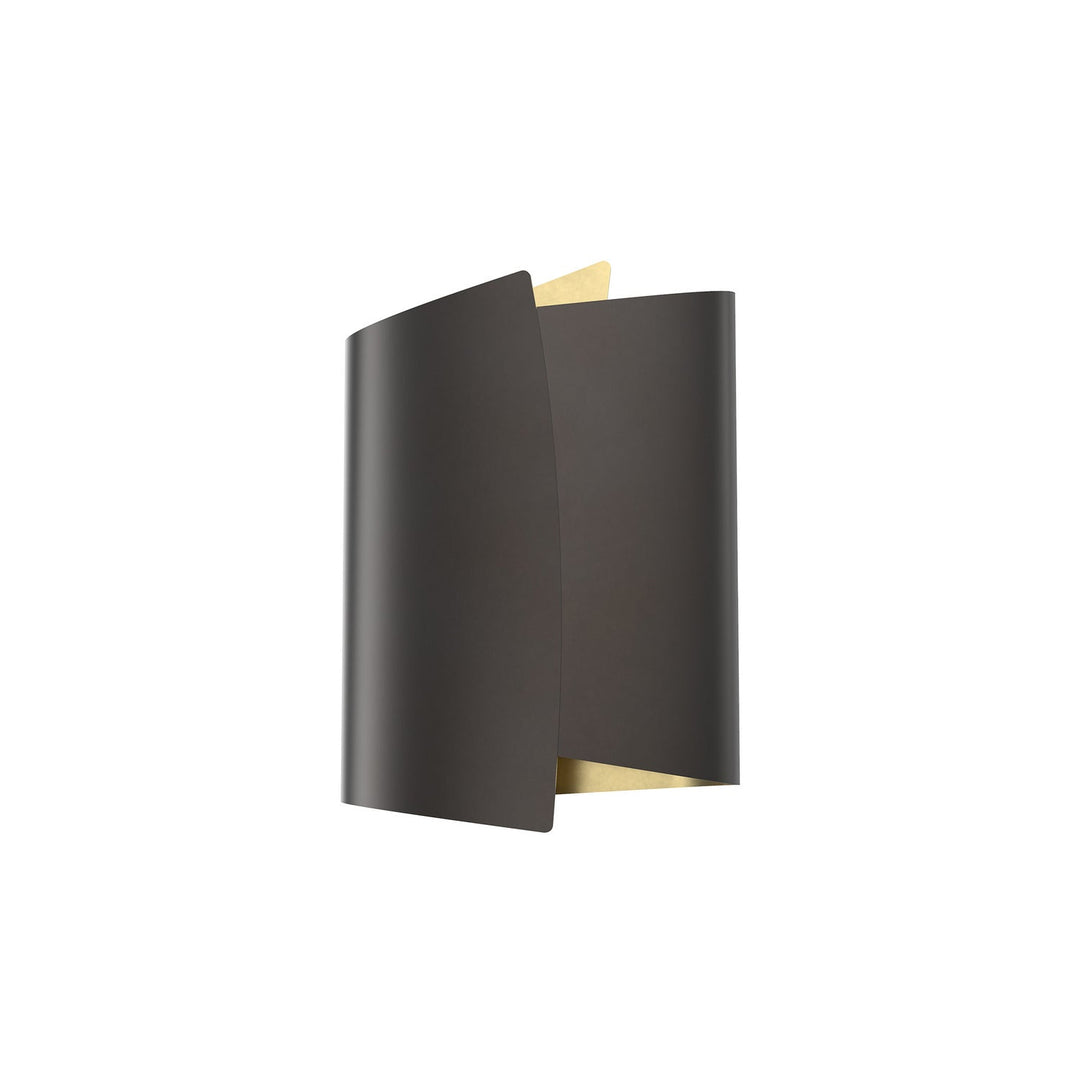 Parducci Two Light Bathroom Fixture in Light Brass/Urban Bronze Alora Canada