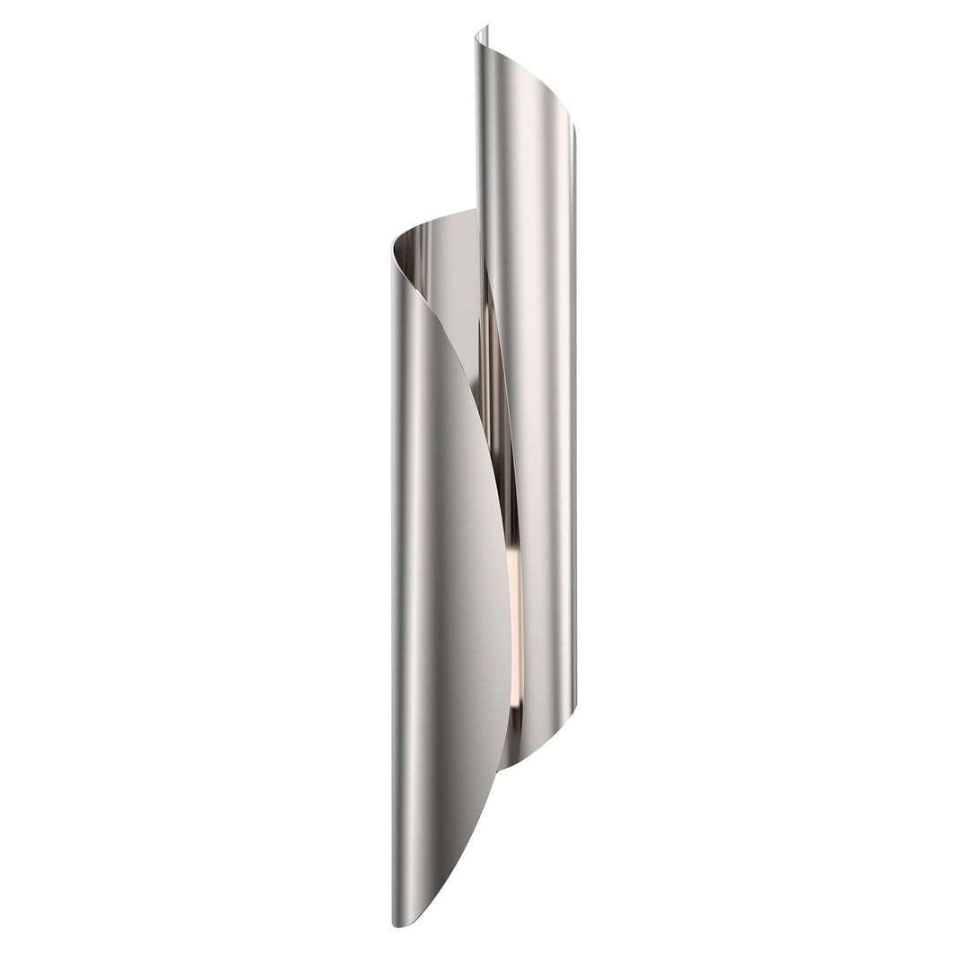 Parducci Two Light Bathroom Fixture in Polished Nickel Alora Canada