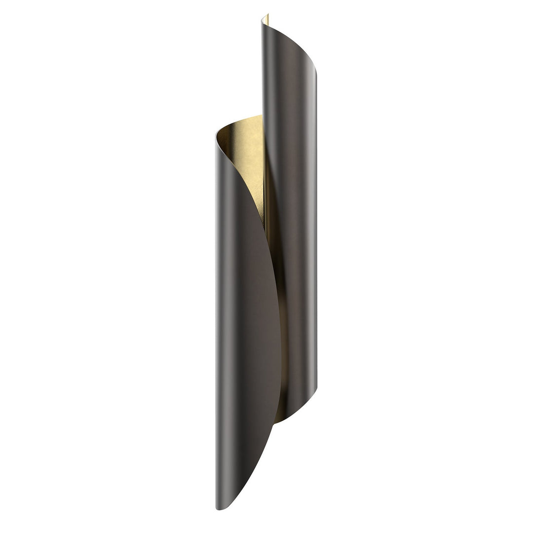 Parducci Two Light Bathroom Fixture in Light Brass/Urban Bronze Alora Canada