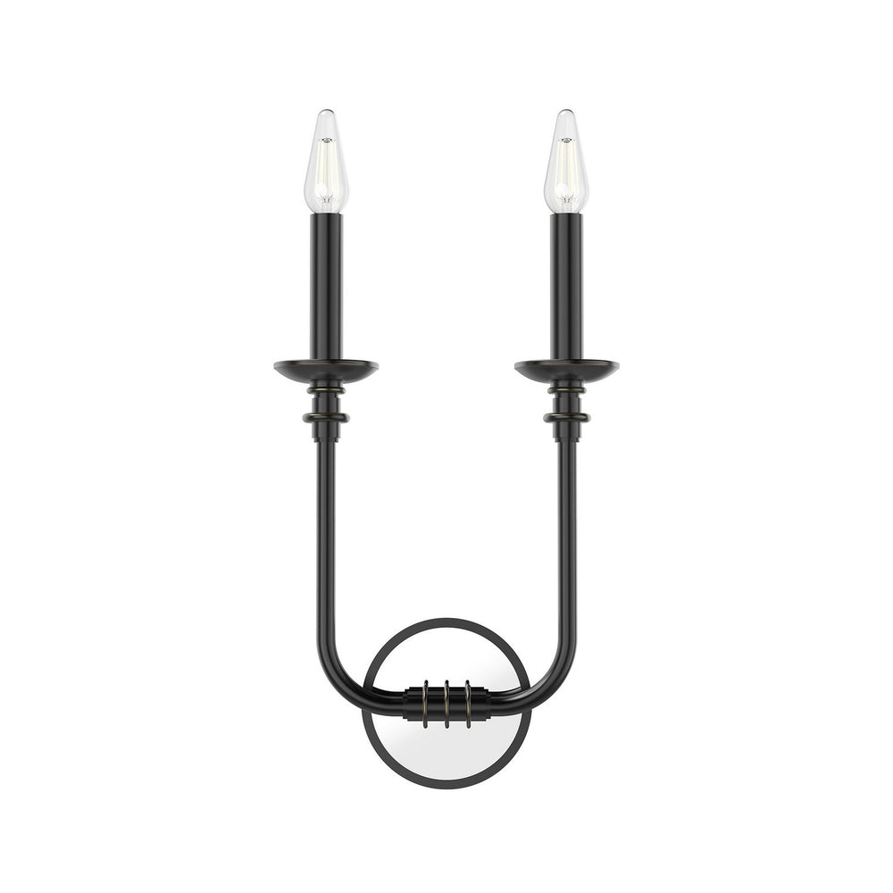 Peabody Two Light Bathroom Fixture in Urban Bronze Alora Canada