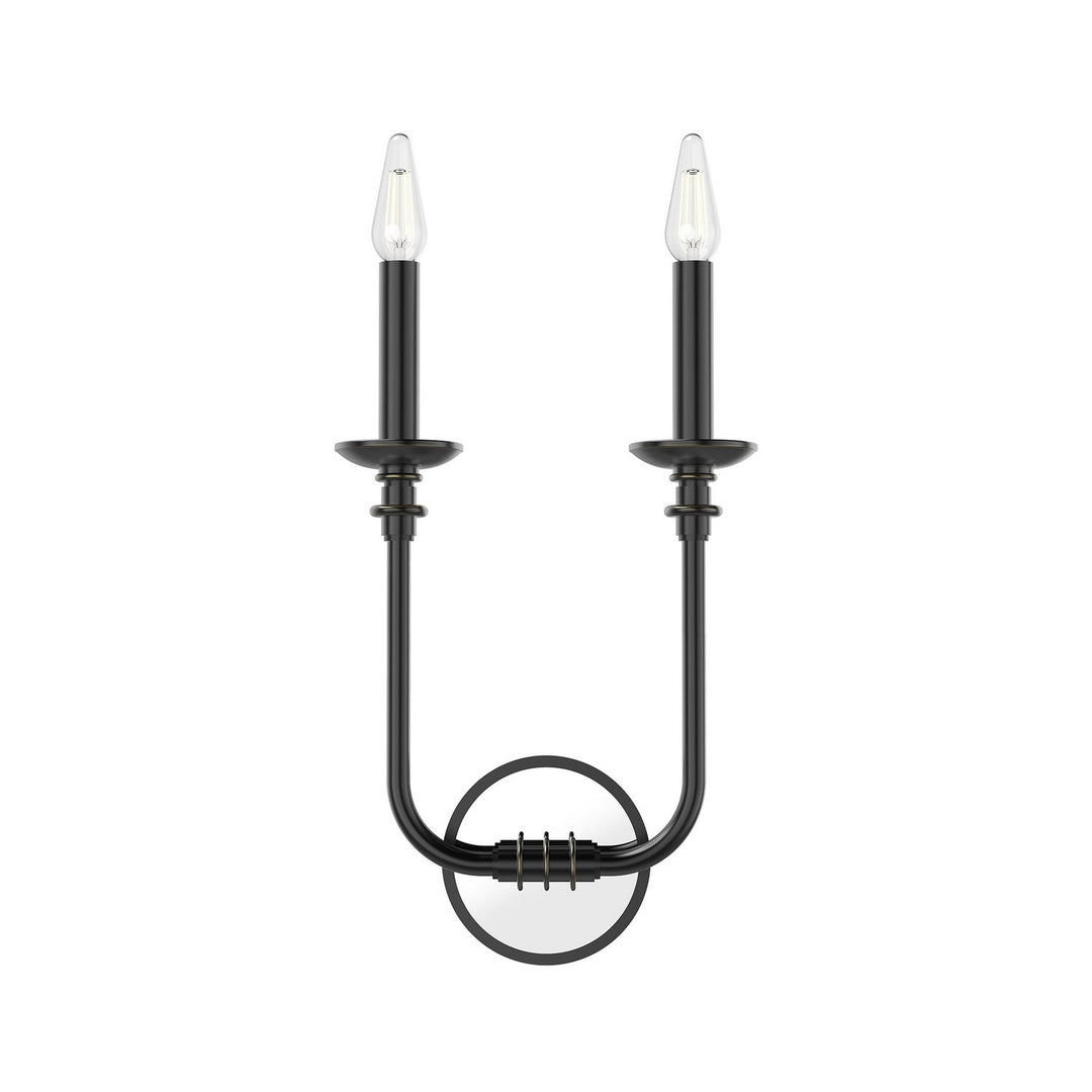 Alora Canada - WV351502UB - Two Light Bathroom Fixture - Peabody - Urban Bronze