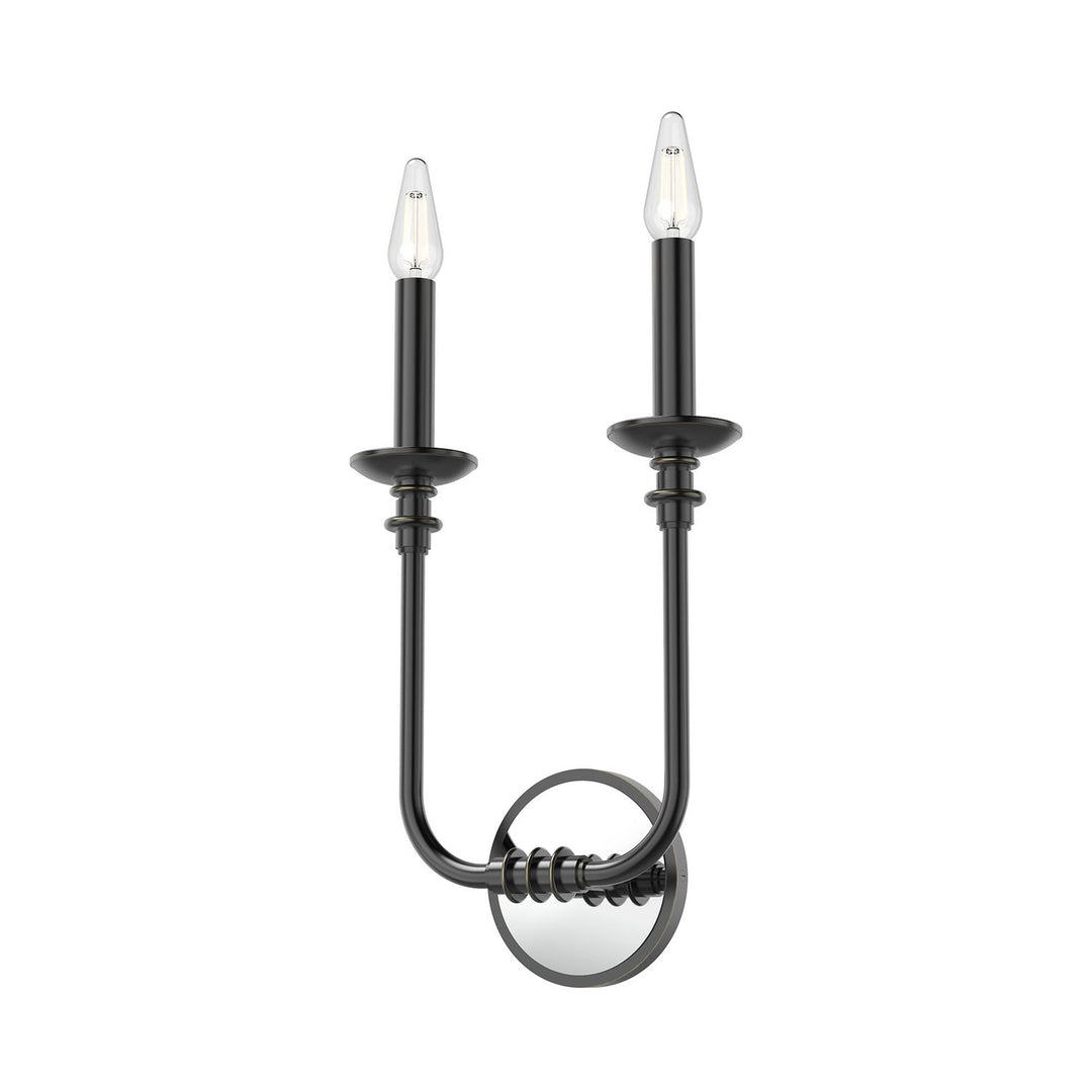 Peabody Two Light Bathroom Fixture in Urban Bronze Alora Canada