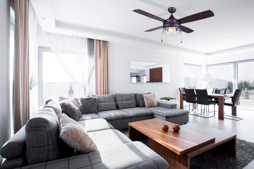 Canarm Canada - CF48MIL4ORB - 48"Ceiling Fan - Mill - Oil Rubbed Bronze