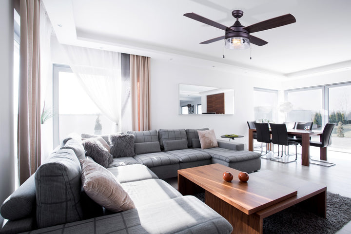 Canarm Canada - CF48MIL4ORB - 48"Ceiling Fan - Mill - Oil Rubbed Bronze