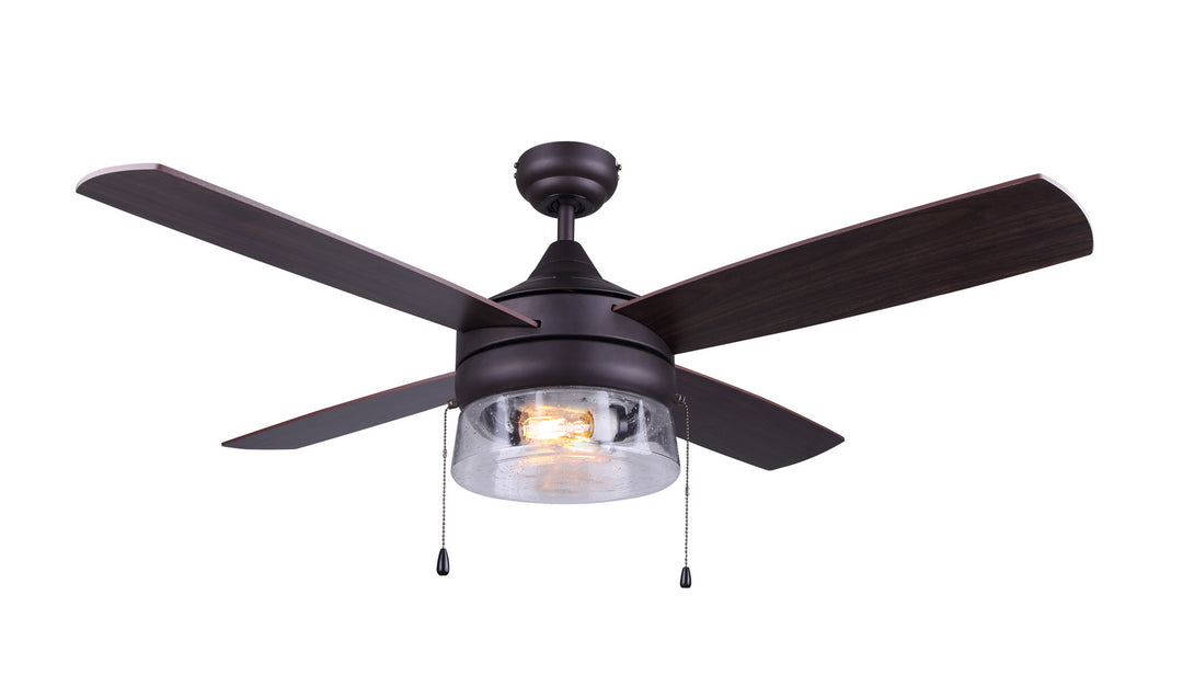 Mill 48"Ceiling Fan in Oil Rubbed Bronze - available from The Lighting Shoppe, trusted by Canadian homeowners