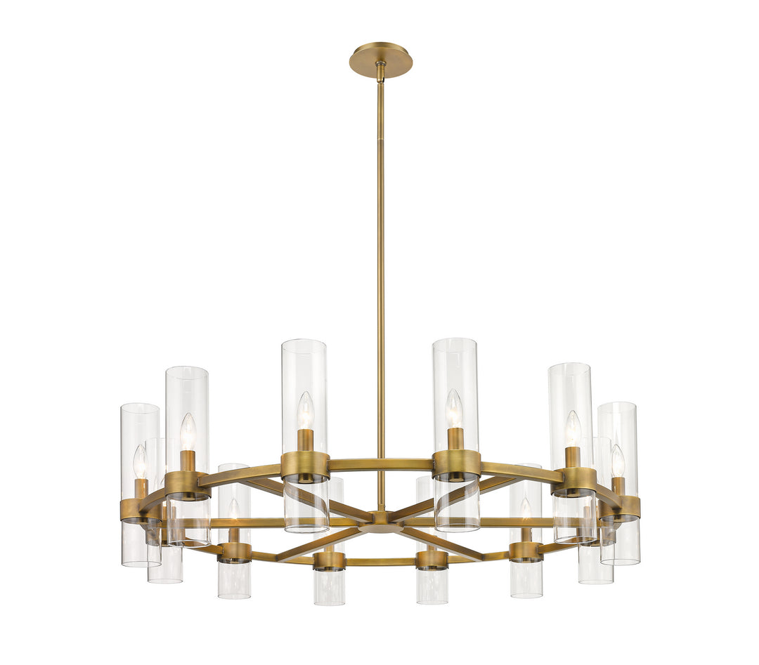 Z-Lite Canada - 4008-12RB - 12 Light Chandelier - Datus - Rubbed Brass