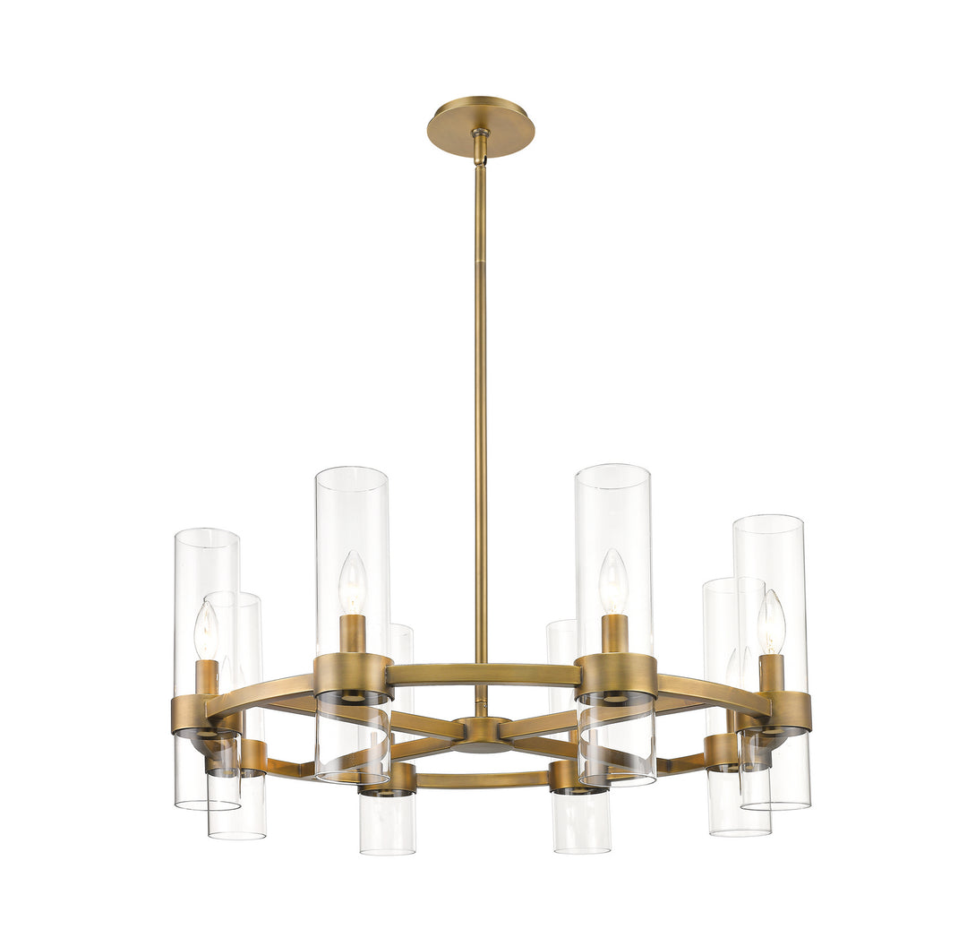 Z-Lite Canada - 4008-8RB - Eight Light Chandelier - Datus - Rubbed Brass