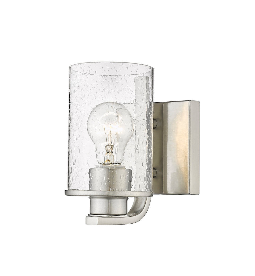 Beckett One Light Wall Sconce in Brushed Nickel - available from The Lighting Shoppe, trusted by Canadian homeowners