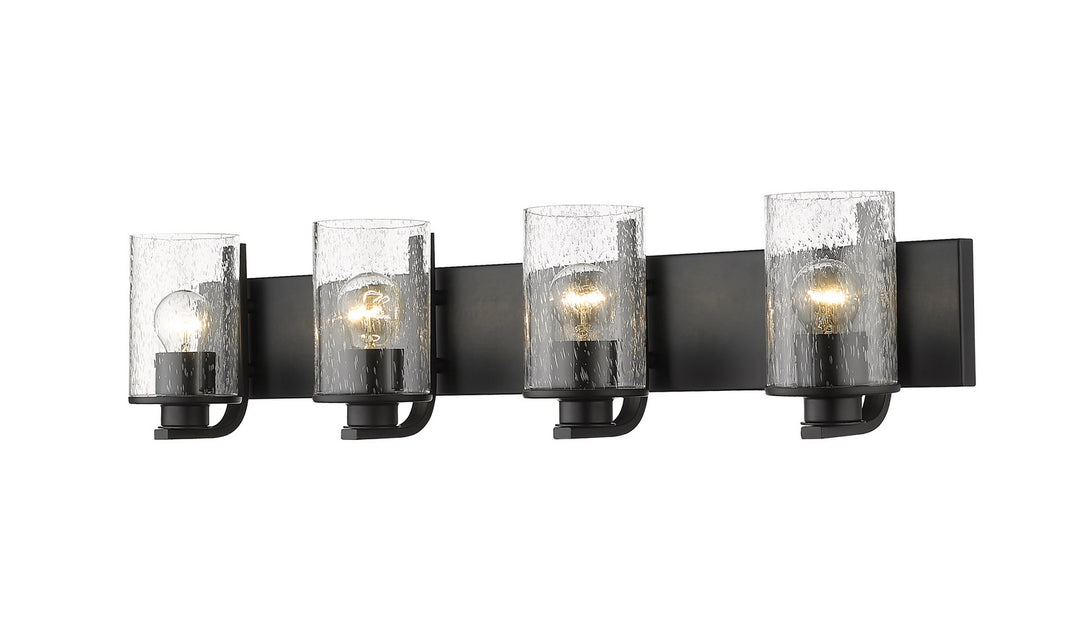 Z-Lite Canada - 492-4V-MB - Four Light Vanity - Beckett - Matte Black