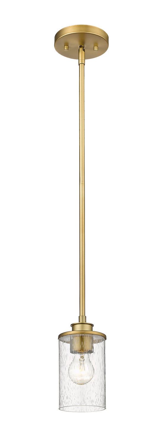 Beckett One Light Pendant in Olde Brass - available from The Lighting Shoppe, trusted by Canadian homeowners