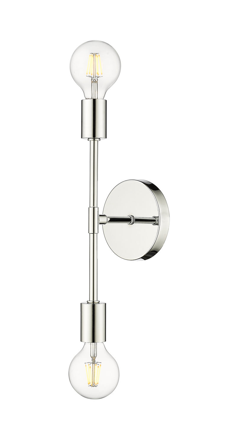 Modernist Two Light Wall Sconce in Chrome - available from The Lighting Shoppe, trusted by Canadian homeowners