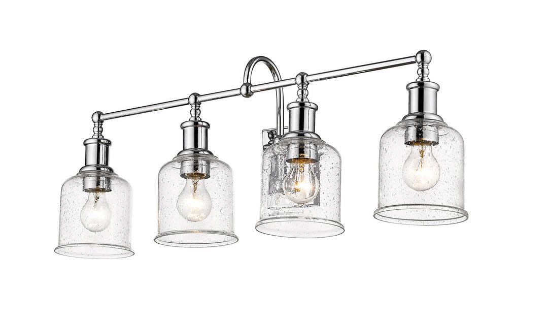 Bryant Four Light Vanity in Chrome - available from The Lighting Shoppe, trusted by Canadian homeowners