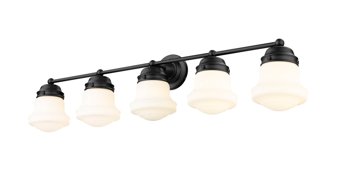 Z-Lite Canada - 735-5V-MB - Five Light Vanity - Vaughn - Matte Black