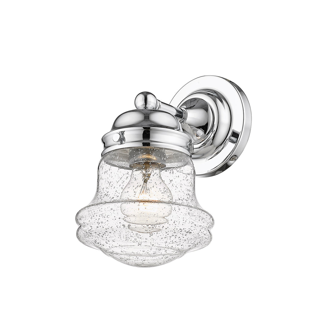 Vaughn One Light Wall Sconce in Chrome - available from The Lighting Shoppe, trusted by Canadian homeowners
