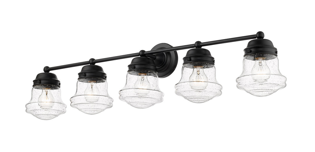 Z-Lite Canada - 736-5V-MB - Five Light Vanity - Vaughn - Matte Black