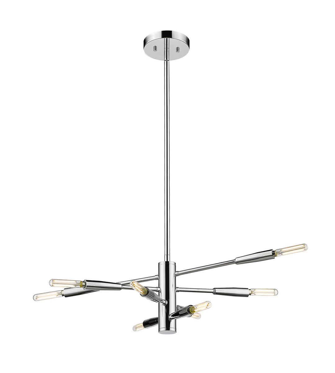 Ascension Eight Light Chandelier in Chrome - available from The Lighting Shoppe, trusted by Canadian homeowners