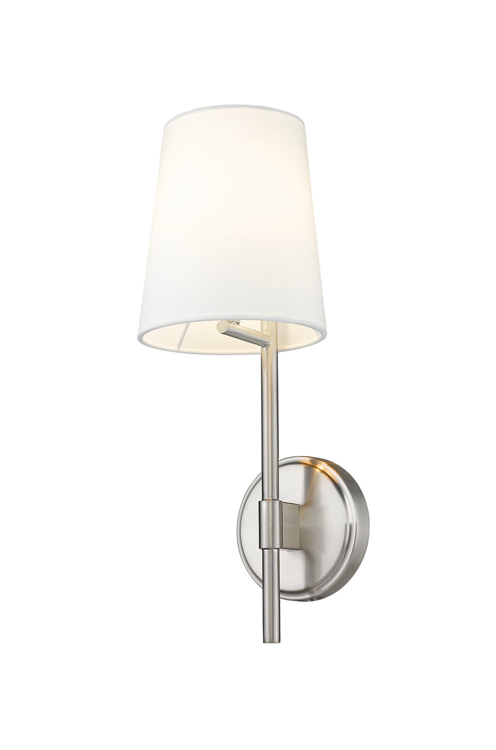 Winward One Light Wall Sconce in Brushed Nickel - available from The Lighting Shoppe, trusted by Canadian homeowners