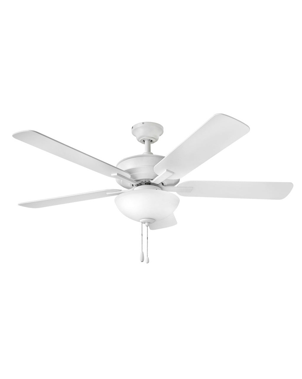 Metro Illuminated 52"Ceiling Fan in Chalk White - available from The Lighting Shoppe, trusted by Canadian homeowners