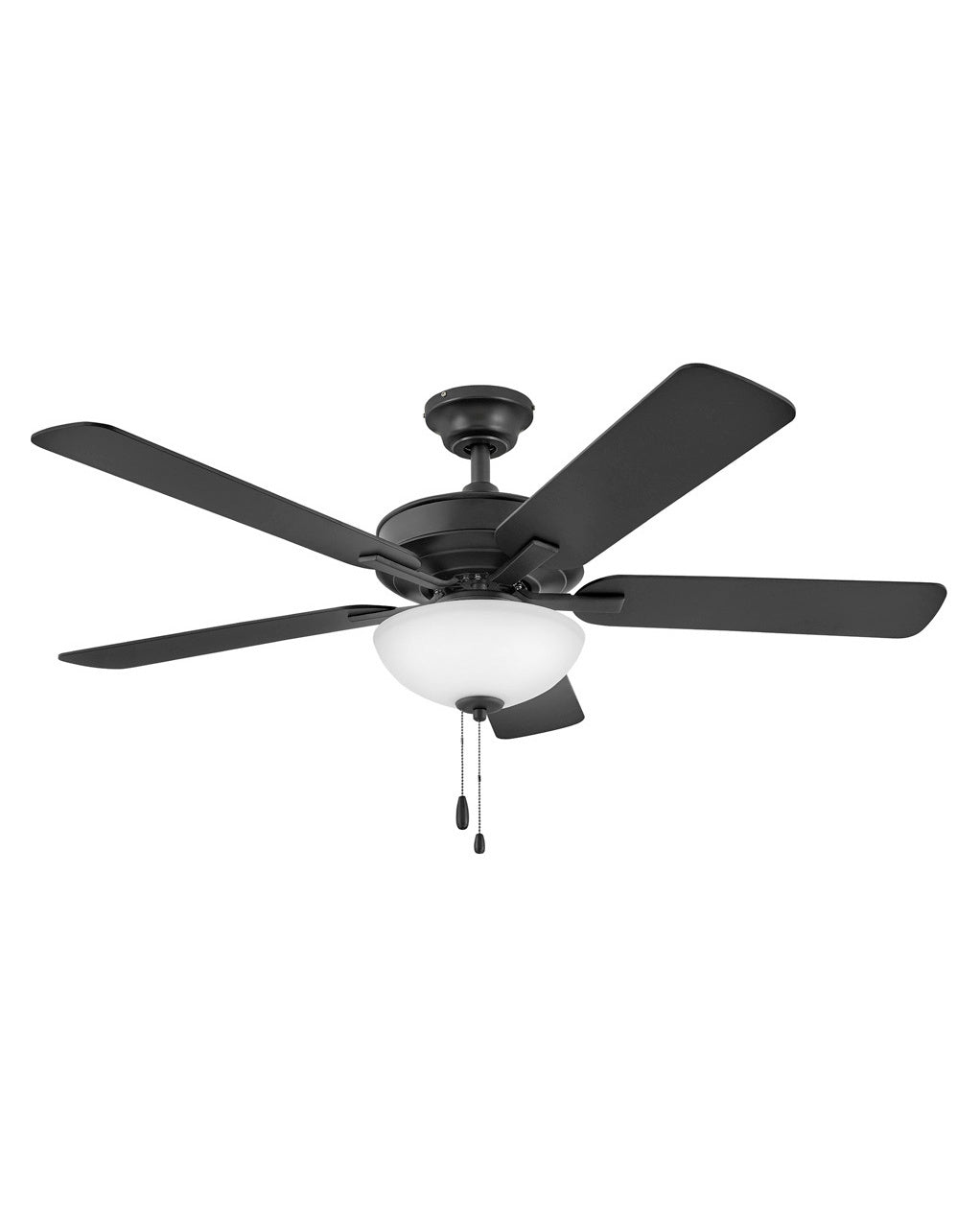 Metro Illuminated 52"Ceiling Fan in Matte Black - available from The Lighting Shoppe, trusted by Canadian homeowners