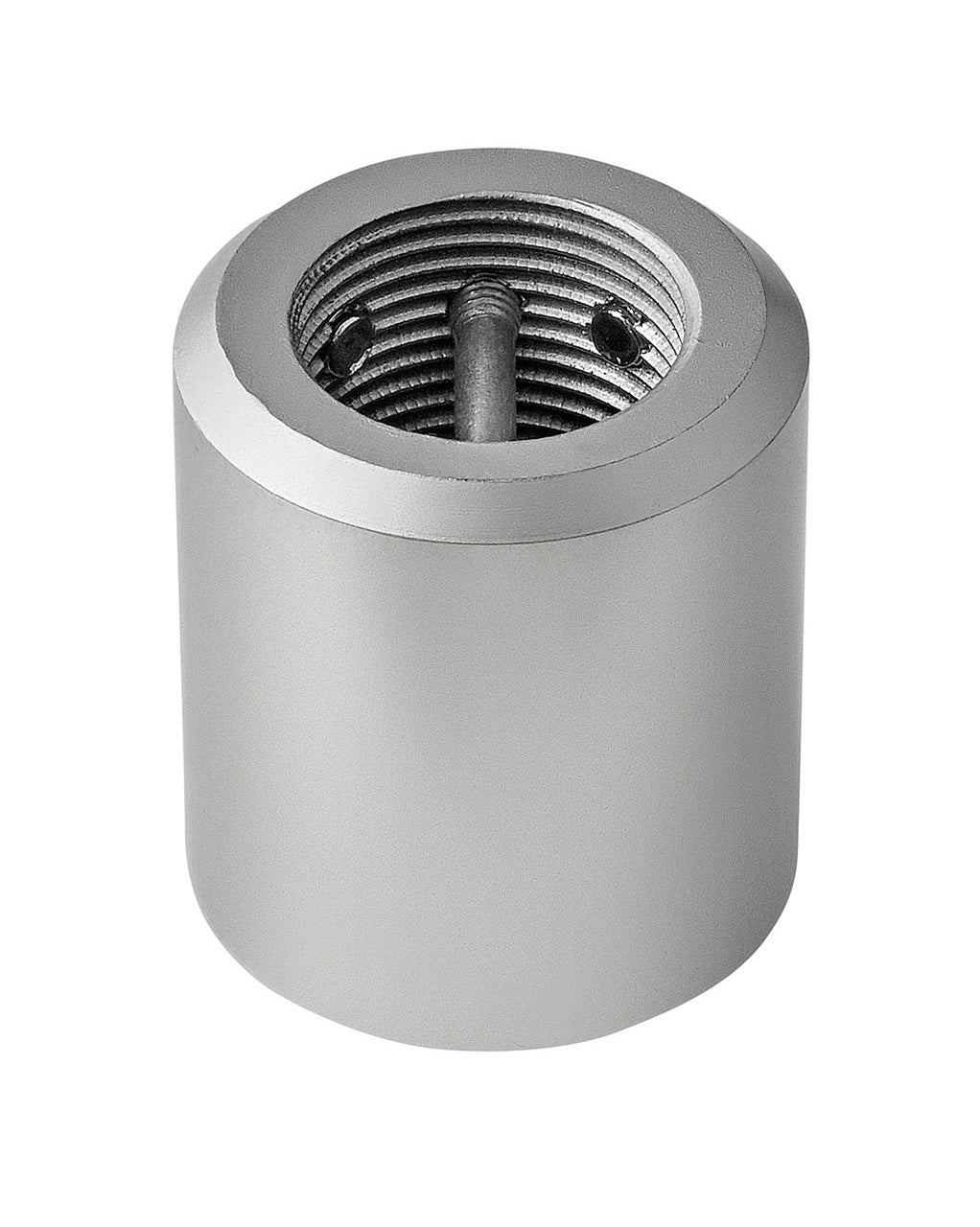Downrod Coupler Downrod Coupler in Satin Steel - available from The Lighting Shoppe, trusted by Canadian homeowners