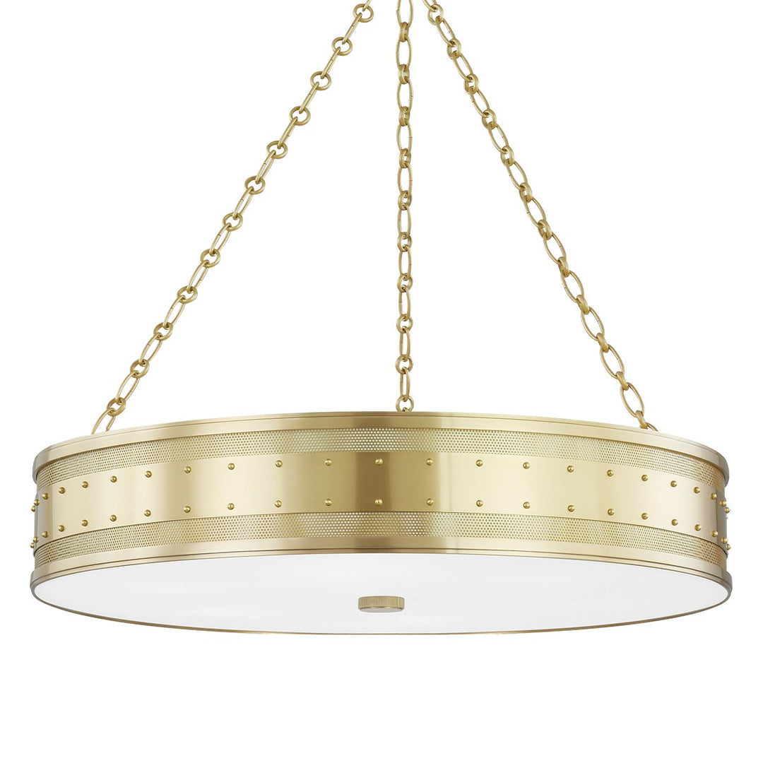 Hudson Valley Canada - 2230-AGB - Six Light Chandelier - Gaines - Aged Brass