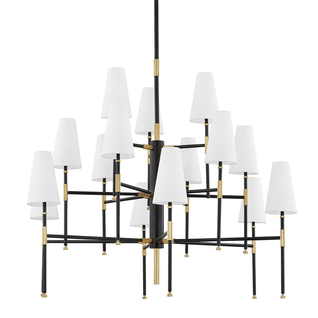 Bowery 15 Light Chandelier in Aged Old Bronze - available from The Lighting Shoppe, trusted by Canadian homeowners