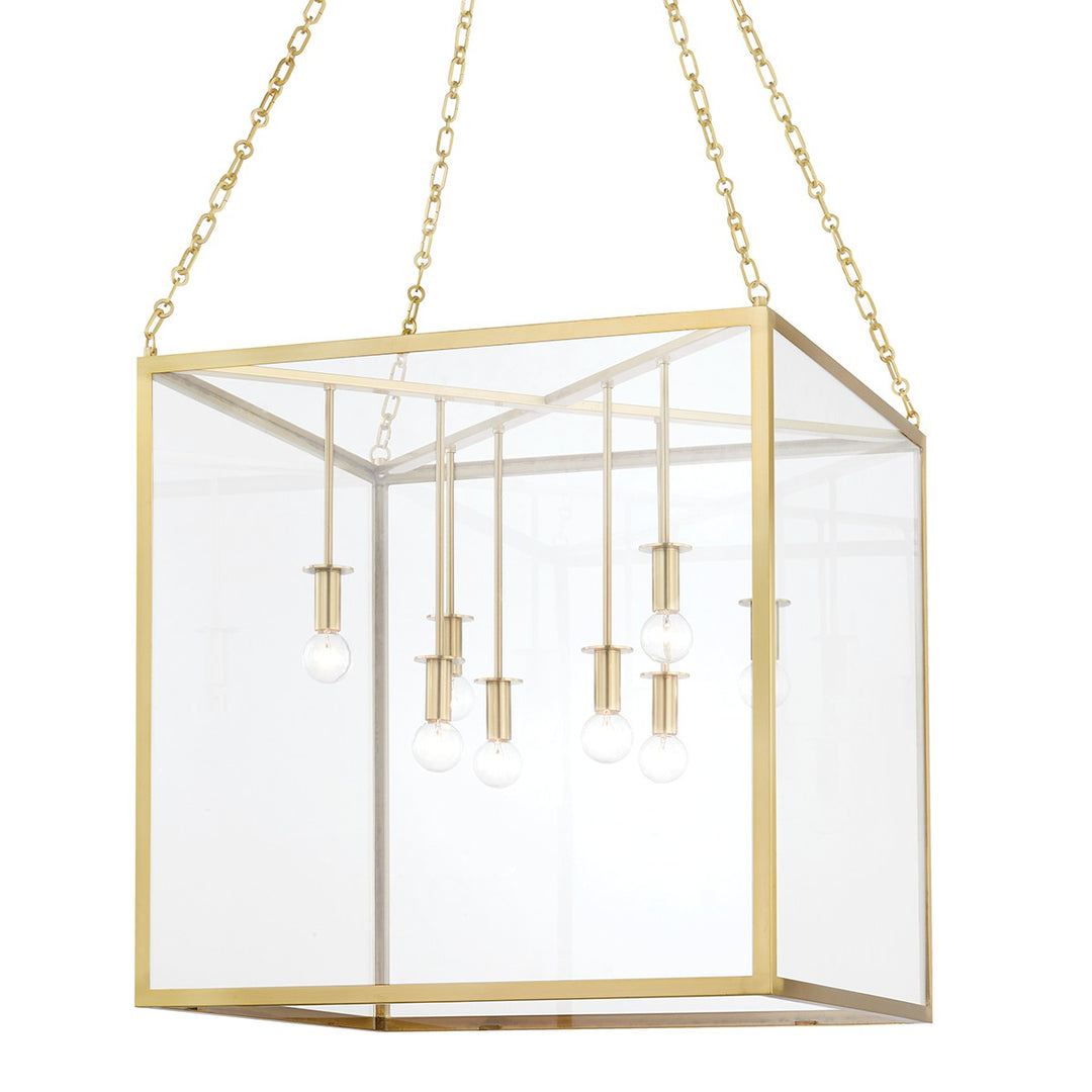 Hudson Valley Canada - 4124-AGB - Eight Light Lantern - Catskill - Aged Brass