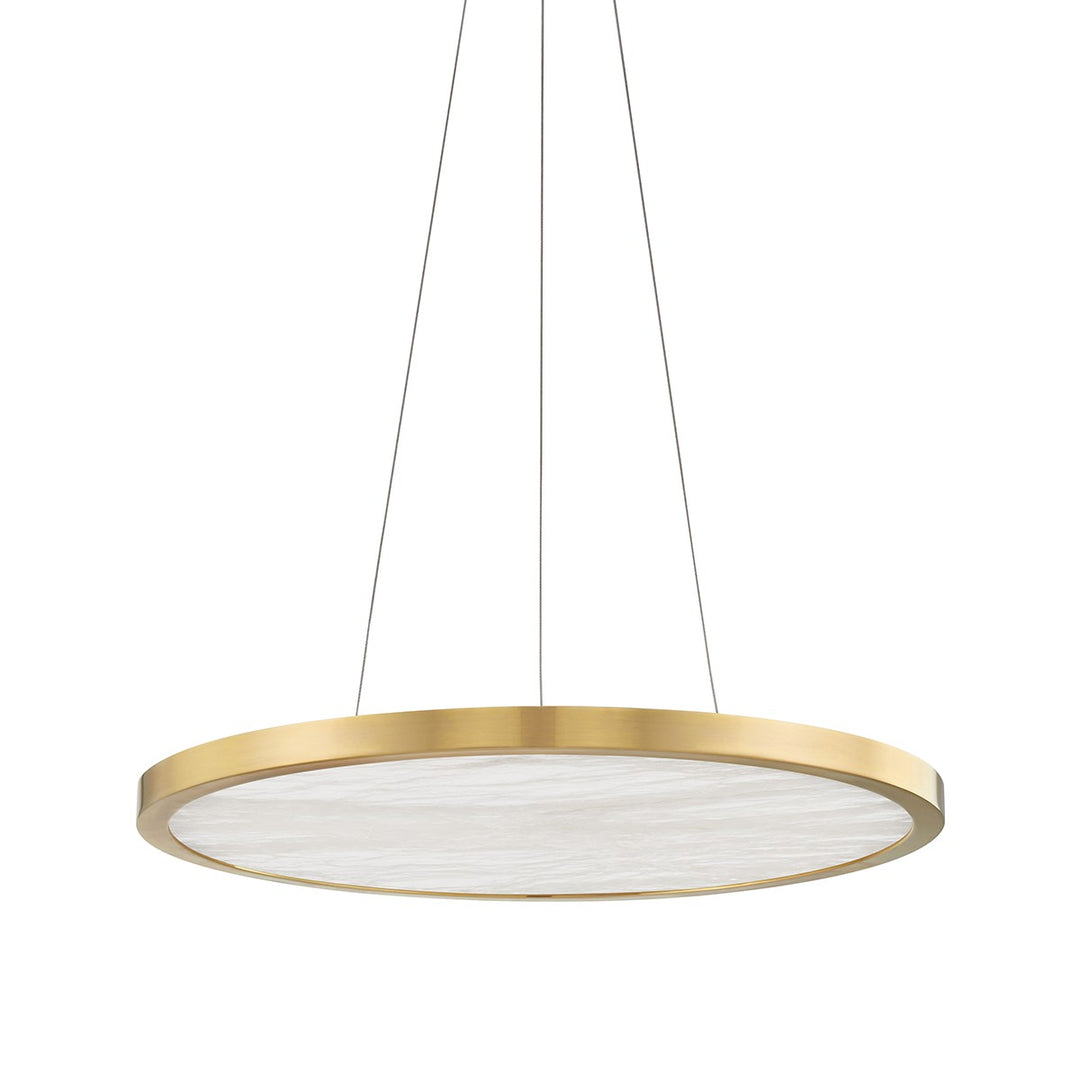 Eastport LED Chandelier in Aged Brass - available from The Lighting Shoppe, trusted by Canadian homeowners