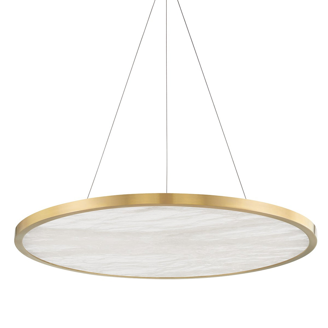 Eastport LED Chandelier in Aged Brass - available from The Lighting Shoppe, trusted by Canadian homeowners