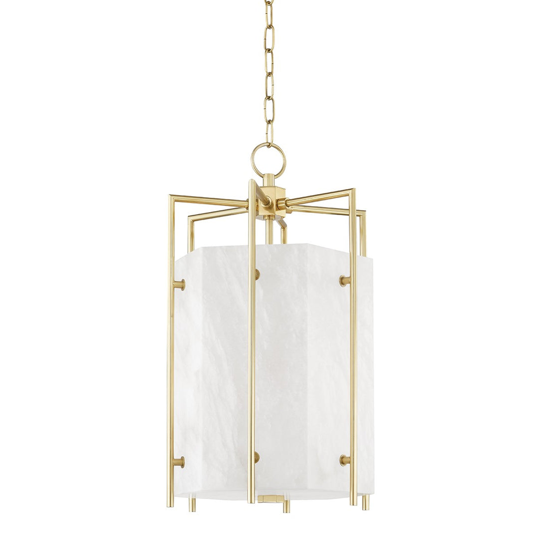 Flatbush LED Lantern in Aged Brass - available from The Lighting Shoppe, trusted by Canadian homeowners