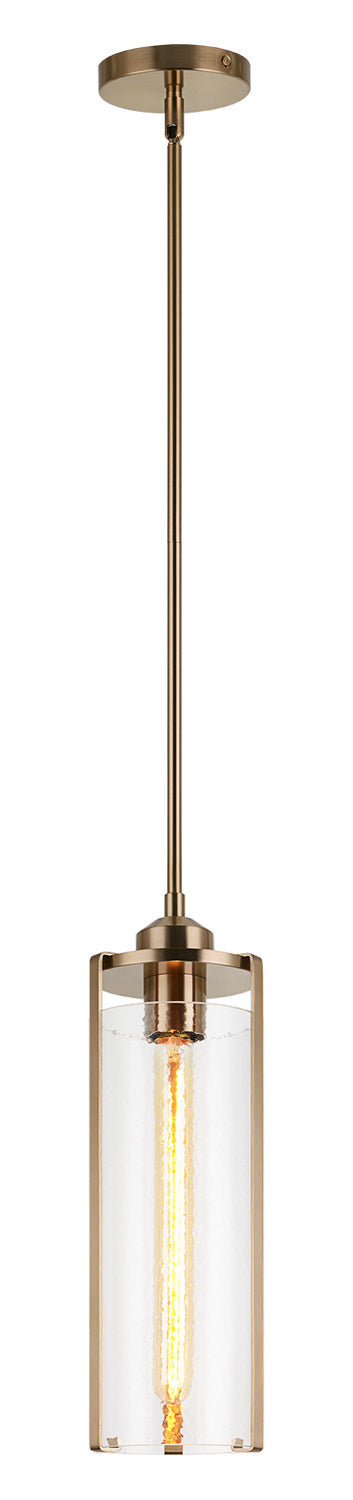 Bayou One Light Pendant in Aged Gold Brass - available from The Lighting Shoppe, trusted by Canadian homeowners