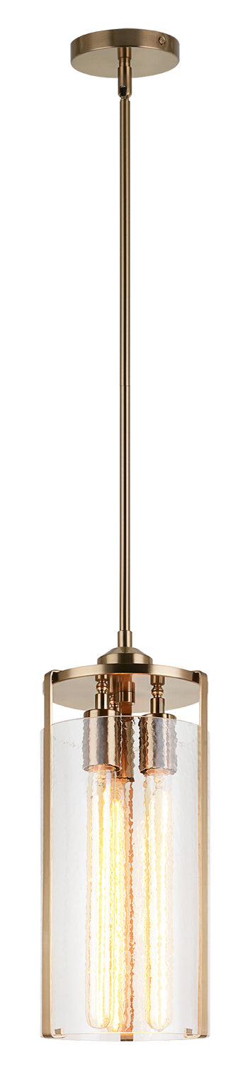 Bayou Three Light Pendant in Aged Gold Brass - available from The Lighting Shoppe, trusted by Canadian homeowners
