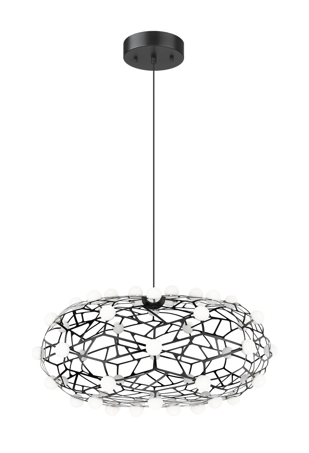 Coral LED Chandelier in Black - available from The Lighting Shoppe, trusted by Canadian homeowners