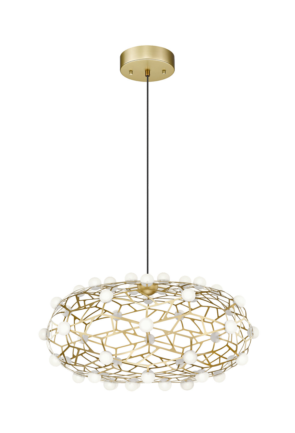 Coral LED Chandelier in Gold - available from The Lighting Shoppe, trusted by Canadian homeowners