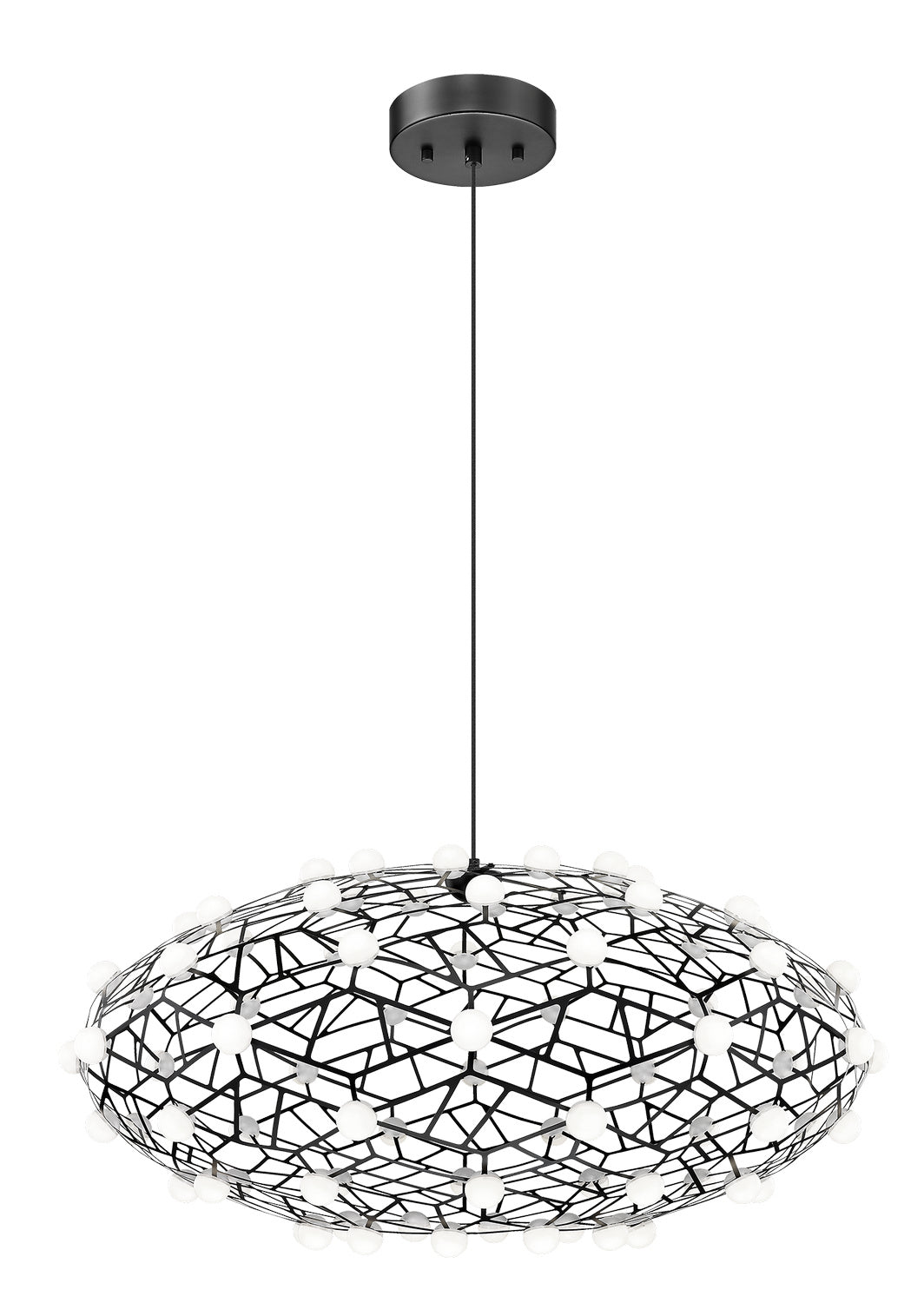 Coral LED Chandelier in Black - available from The Lighting Shoppe, trusted by Canadian homeowners