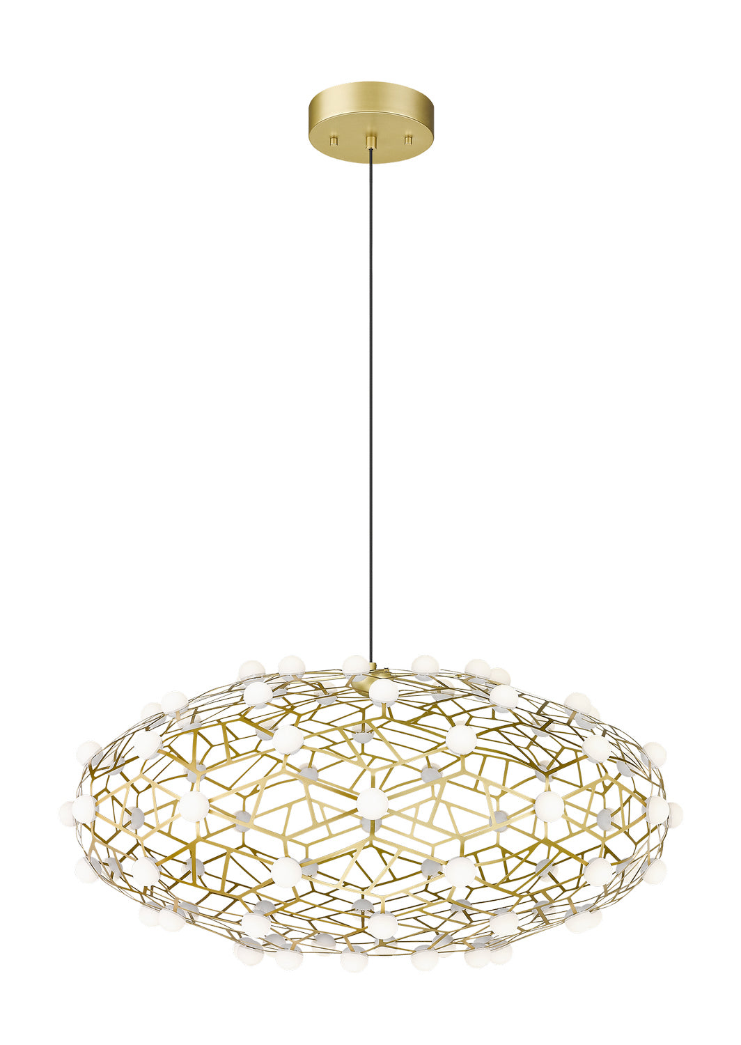 Coral LED Chandelier in Gold - available from The Lighting Shoppe, trusted by Canadian homeowners