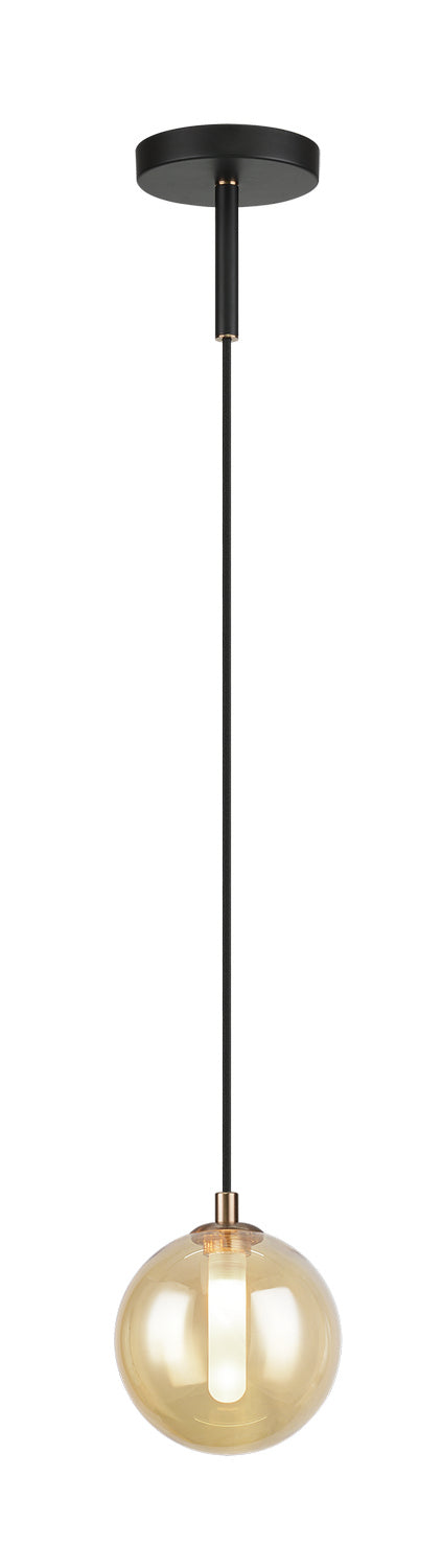 Magma One Light Pendant in Amber - available from The Lighting Shoppe, trusted by Canadian homeowners