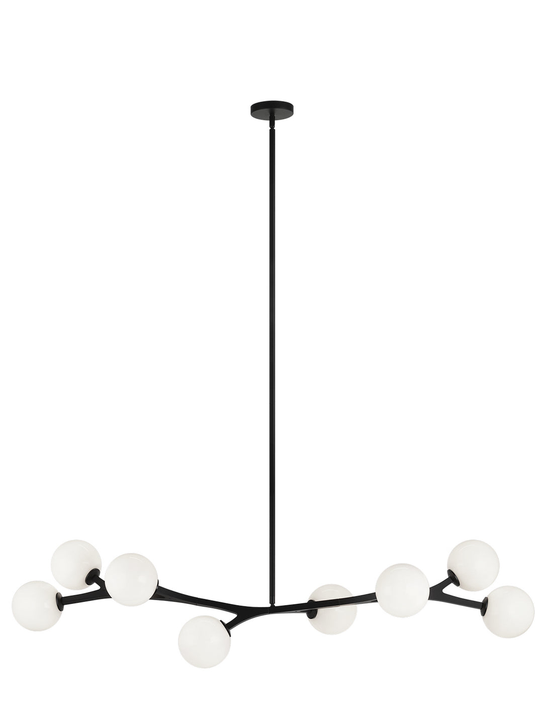 Rami Eight Light Chandelier in Black - available from The Lighting Shoppe, trusted by Canadian homeowners