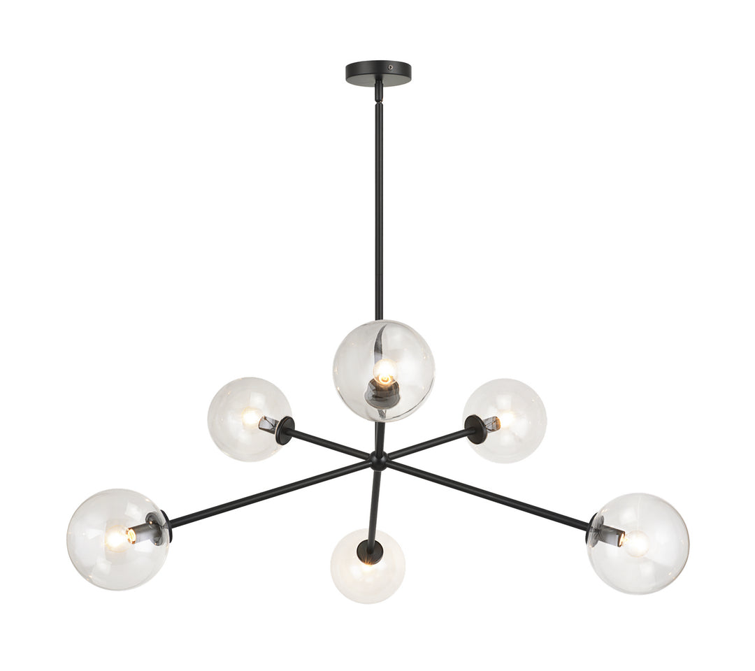 Novo Six Light Chandelier - available from The Lighting Shoppe, trusted by Canadian homeowners