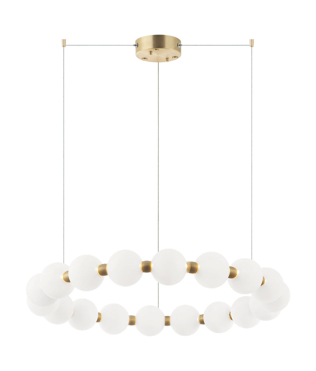 Oni LED Chandelier in Oxidized Gold - available from The Lighting Shoppe, trusted by Canadian homeowners