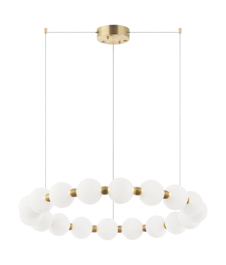 Oni LED Chandelier in Oxidized Gold - available from The Lighting Shoppe, trusted by Canadian homeowners