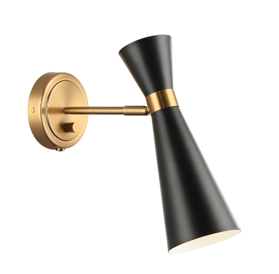 Blaze One Light Wall Sconce in Black - available from The Lighting Shoppe, trusted by Canadian homeowners