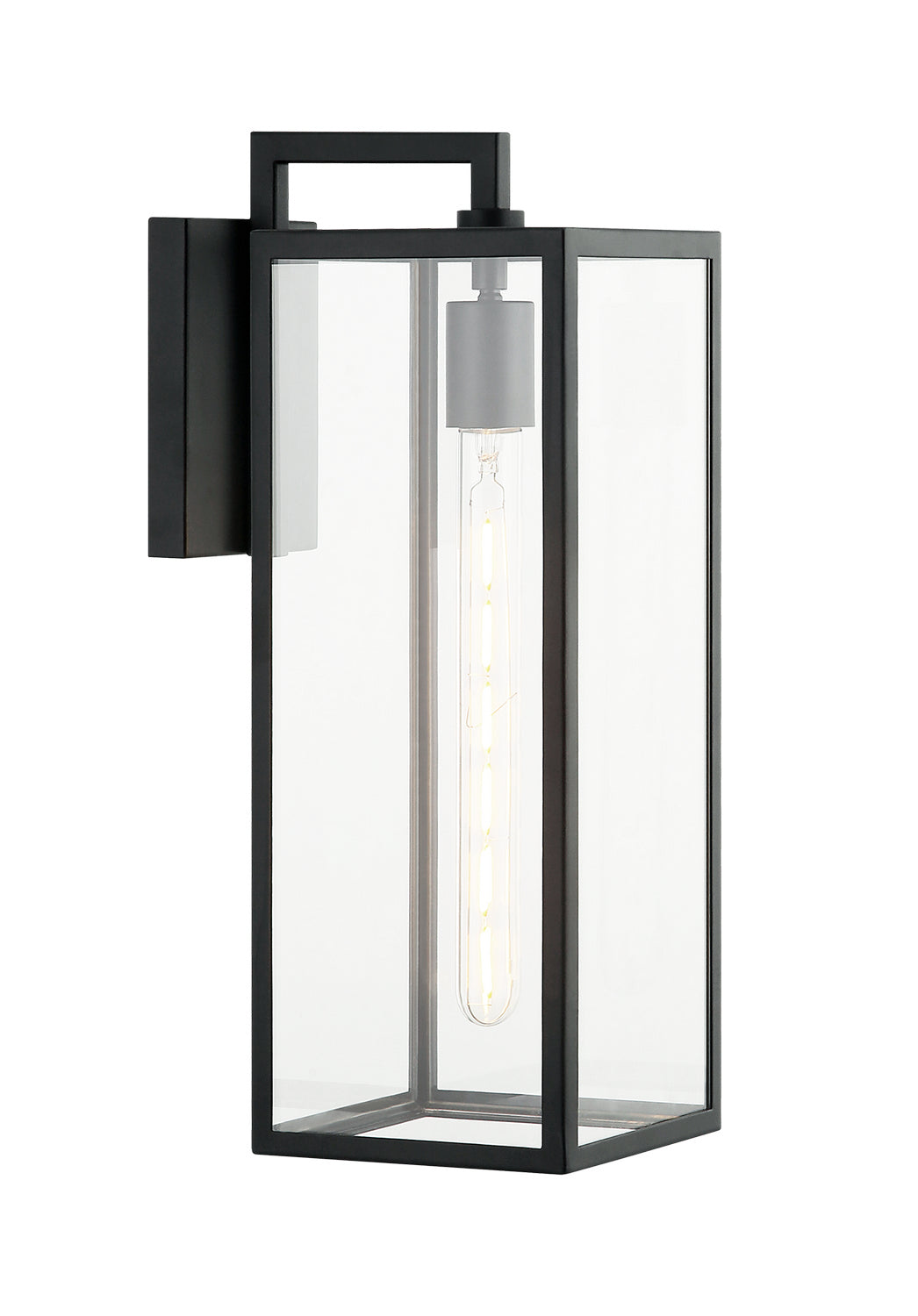 Camber One Light Wall Sconce in Matte Black - available from The Lighting Shoppe, trusted by Canadian homeowners