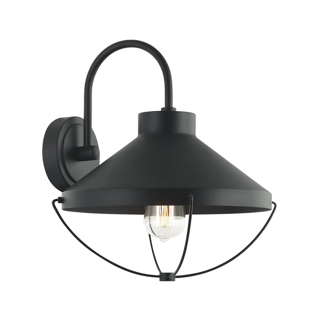 Fable One Light Wall Sconce in Matte Black - available from The Lighting Shoppe, trusted by Canadian homeowners
