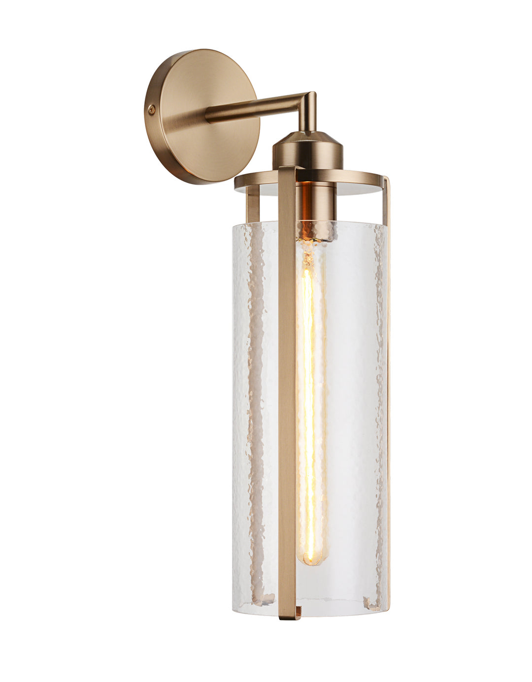 Bayou One Light Wall Sconce in Aged Gold Brass - available from The Lighting Shoppe, trusted by Canadian homeowners