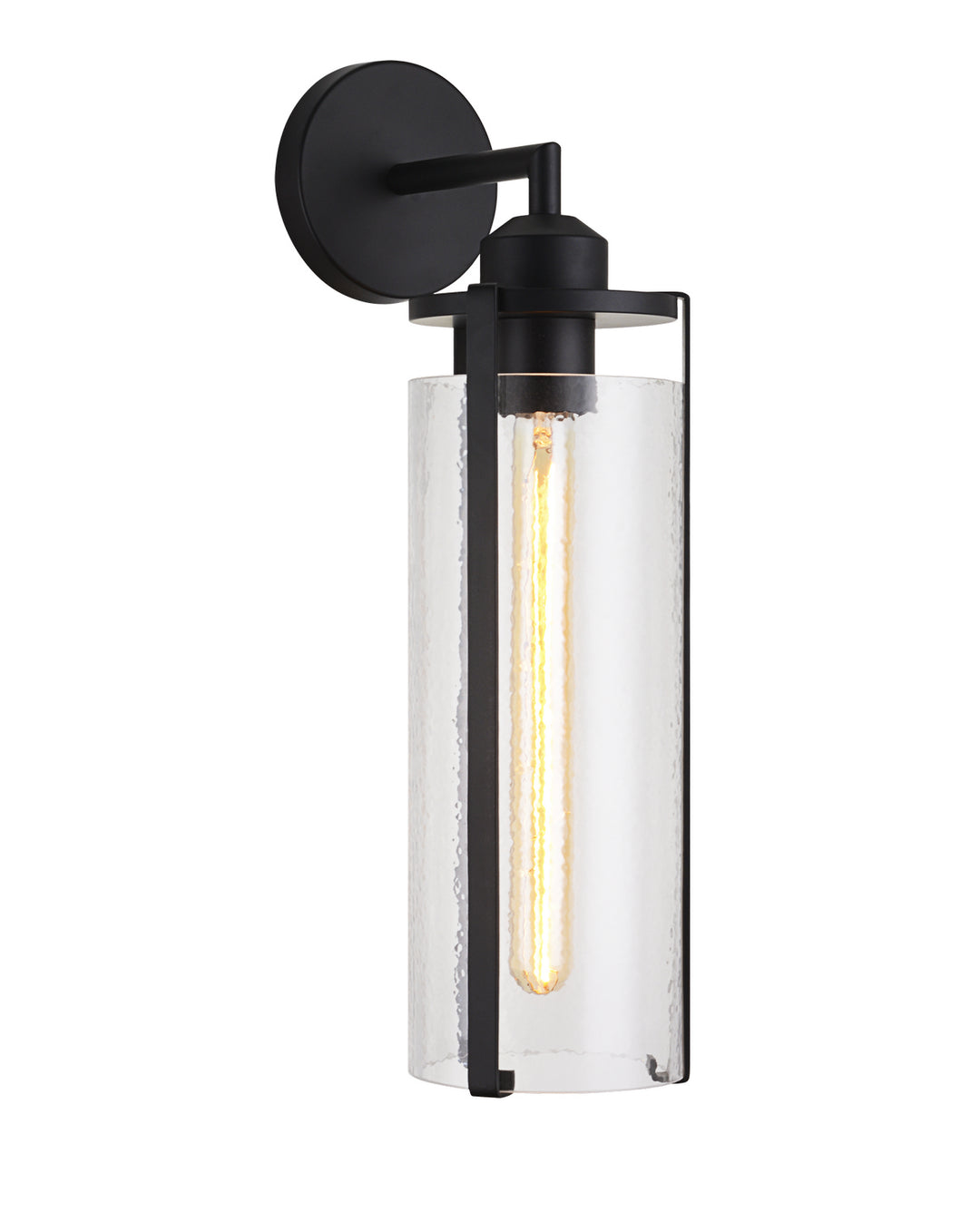 Bayou One Light Wall Sconce in Black - available from The Lighting Shoppe, trusted by Canadian homeowners