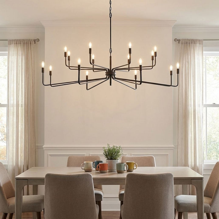 Savoy House - 1-6402-16-190 - 16 Light Chandelier - Salem - Forged Iron